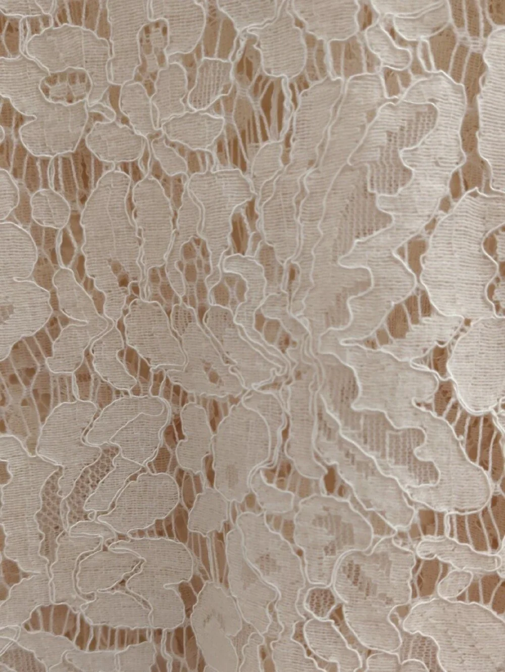 Altar'd State Cream Lace Bell Sleeve Blouse Size M